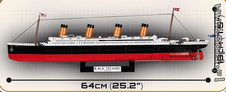 RMS Titanic 1: 450 - Edición ejecutiva COBI 1928 (960 PIEZAS) - Imagen 5