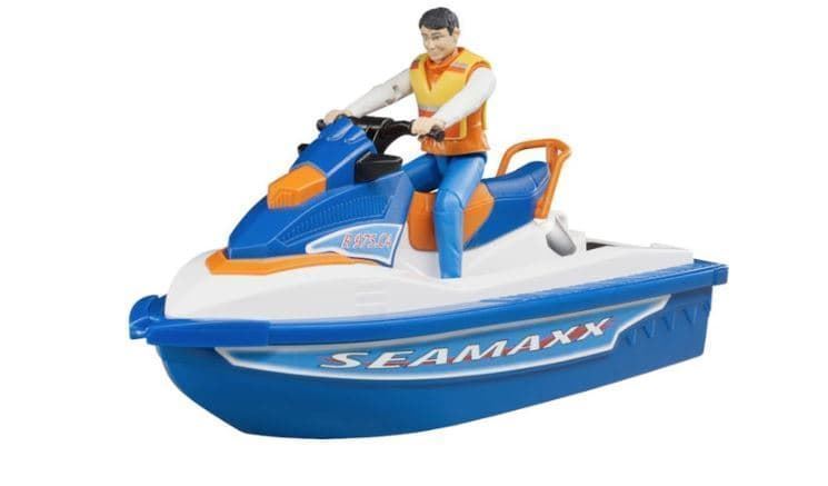 Scooter De Agua + Conductor De Juguete Escala 1:16 Bruder 63150 - Imagen 3
