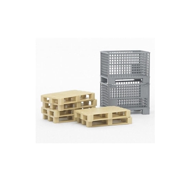 Set De Palets De Juguete.- Escala 1:16 BRUDER 02415 - Imagen 1