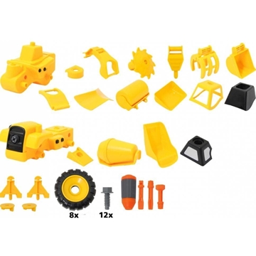 Set De Vehículos De Construcción Para Niños 9 En 2 405168 - Imagen 2