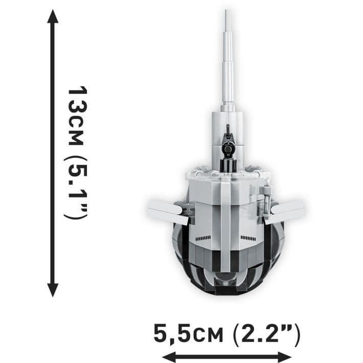 Submarino de construccion USS TANG de cobi 4831 (777 piezas) - Imagen 7