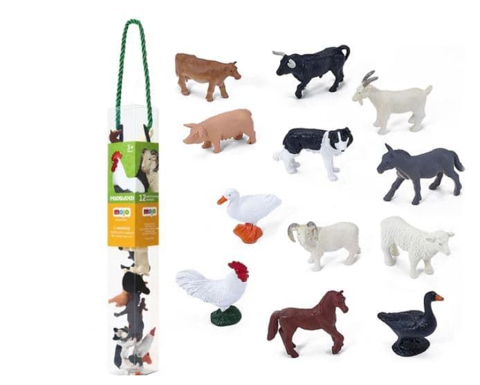 Surtido 12 animales de granja mojo - Imagen 1