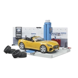Taller De Coches De Juguete 1:16 BRUDER 62110 - Imagen 1
