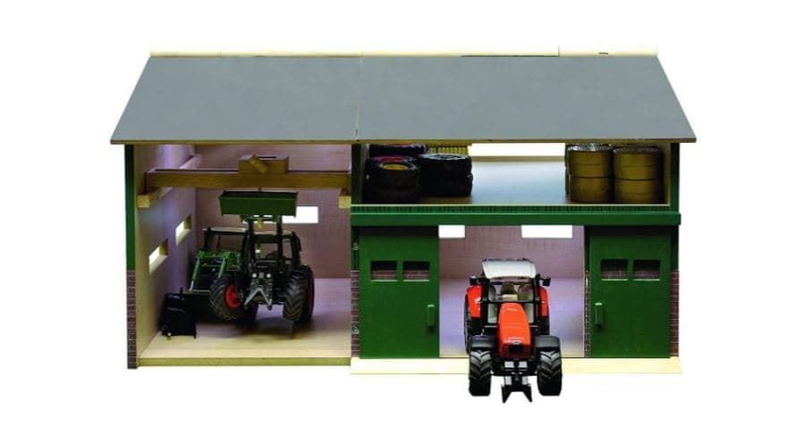Taller De Tractores De Madera De Juguete Kids Globe 610410 - Imagen 1