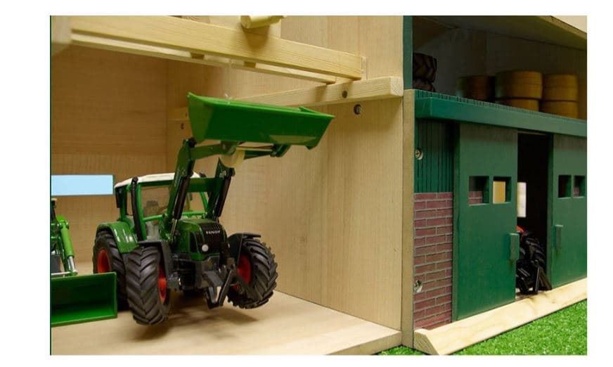 Taller De Tractores De Madera De Juguete Kids Globe 610410 - Imagen 3