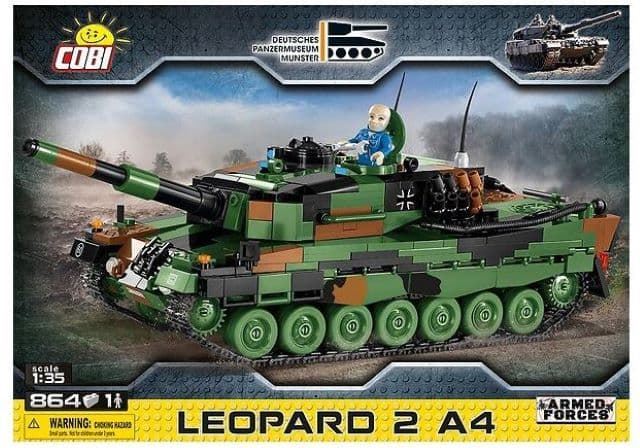 Tanque Cobi Leopard 2A4 Cobi 2618 (864 piezas) - Imagen 1