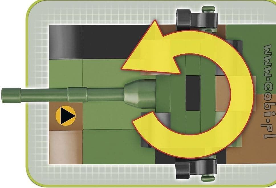 Tanque PT-91 Twardy Nano de Cobi 2243 - Imagen 3