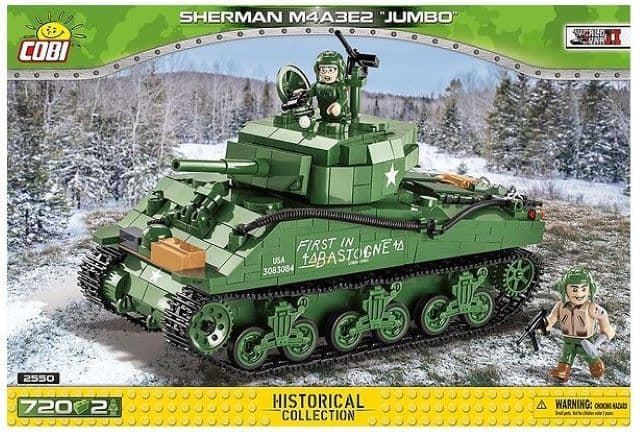 Tanque Sherman M4A3E2 Jumbo Cobi 2550 (720 piezas) - Imagen 1