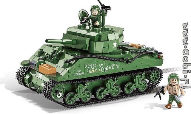 Tanque Sherman M4A3E2 Jumbo Cobi 2550 (720 piezas) - Imagen 2