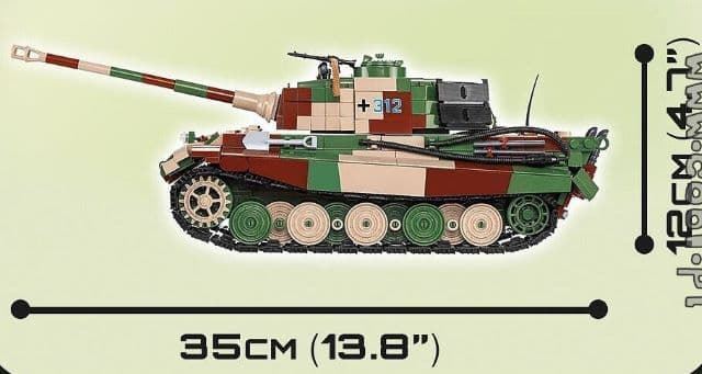 Tanque Tiger II de Cobi 2540 (1000 piezas) - Imagen 3