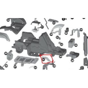Tapa chasis John Deere Peg Perego (2ud) - Imagen 2