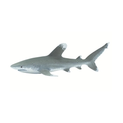 Tiburón oceánico de puntas blancas juguete safari 100271 - Imagen 1