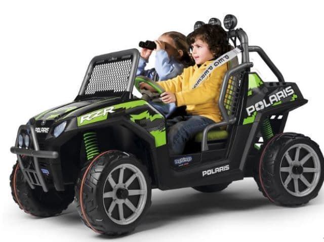 Todoterreno Polaris Ranger RZR Green 24v Peg Perego IGOD0534 +6 AÑOS - Imagen 3