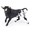 Toro español negro y blanco de juguete PAPO 51184 - Imagen 1