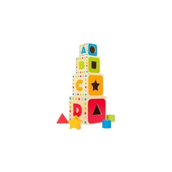 Torre de cubos de madera - Imagen 2