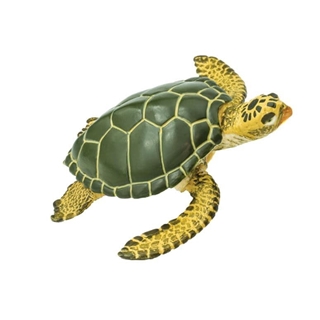 Tortuga marina verde de juguete safari - Imagen 2