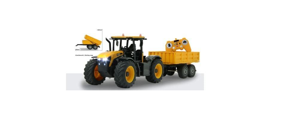 Tractor con remolque basculante JCB Fastrac 1:24 Radiocontrol JAMARA 405305 - Imagen 1