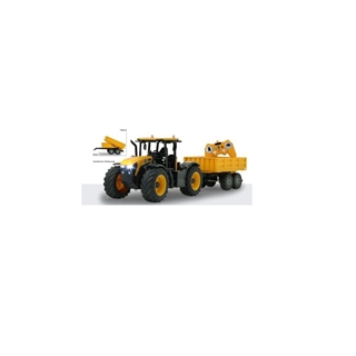 Tractor con remolque basculante JCB Fastrac 1:24 Radiocontrol JAMARA 405305 - Imagen 1