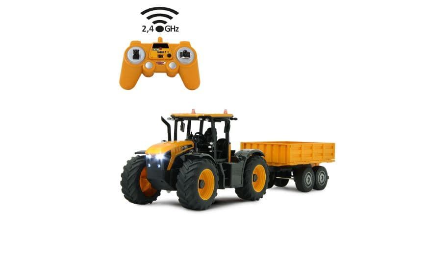 Tractor con remolque basculante JCB Fastrac 1:24 Radiocontrol JAMARA 405305 - Imagen 2