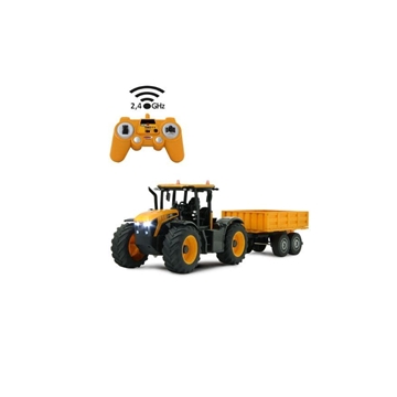 Tractor con remolque basculante JCB Fastrac 1:24 Radiocontrol JAMARA 405305 - Imagen 2