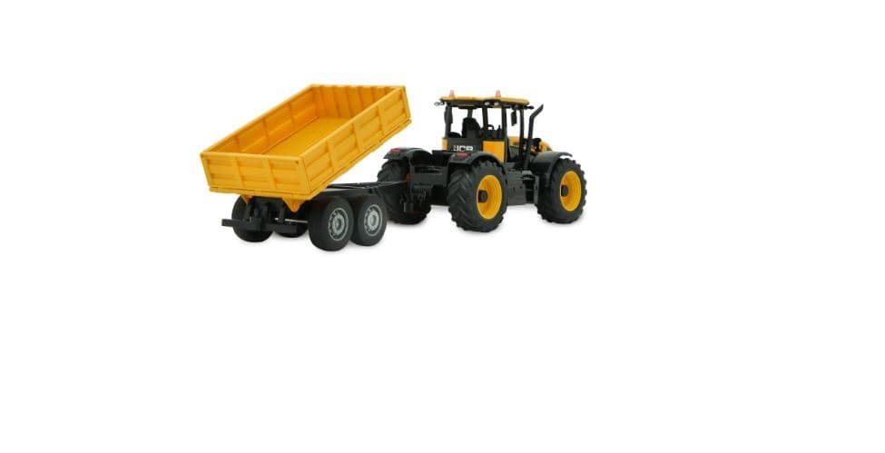 Tractor con remolque basculante JCB Fastrac 1:24 Radiocontrol JAMARA 405305 - Imagen 4
