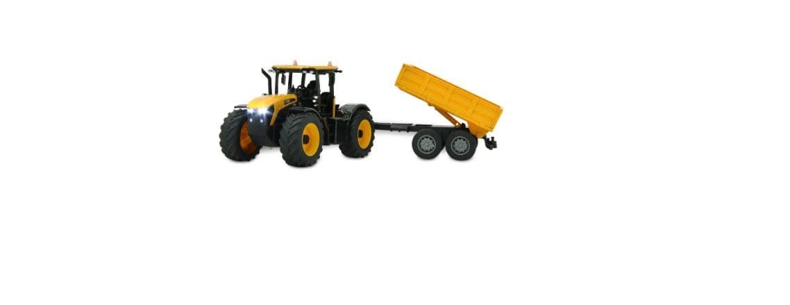 Tractor con remolque basculante JCB Fastrac 1:24 Radiocontrol JAMARA 405305 - Imagen 7