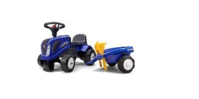 Tractor Correpasillos New Holland Con Remolque, Pala Y Rastrillo FALK 280C - Imagen 1