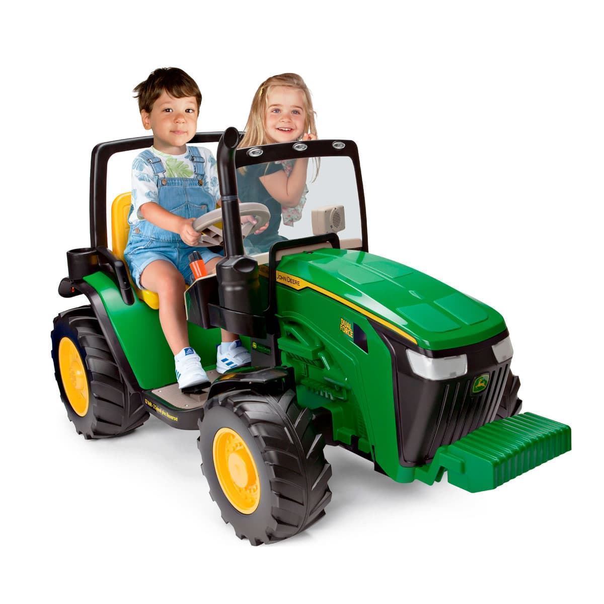 Tractor de batería 12V biplaza DUAL FORCE Peg Perego IGOD05500 - Imagen 10