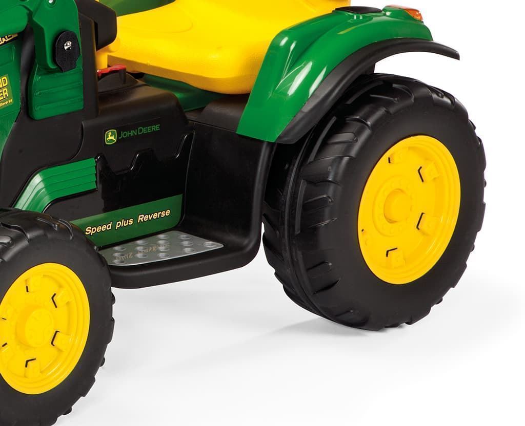 Tractor de batería 12V para niños JOHN DEERE GROUND LOADER con pala de juguete PEG PEREGO OR0068 - Imagen 6