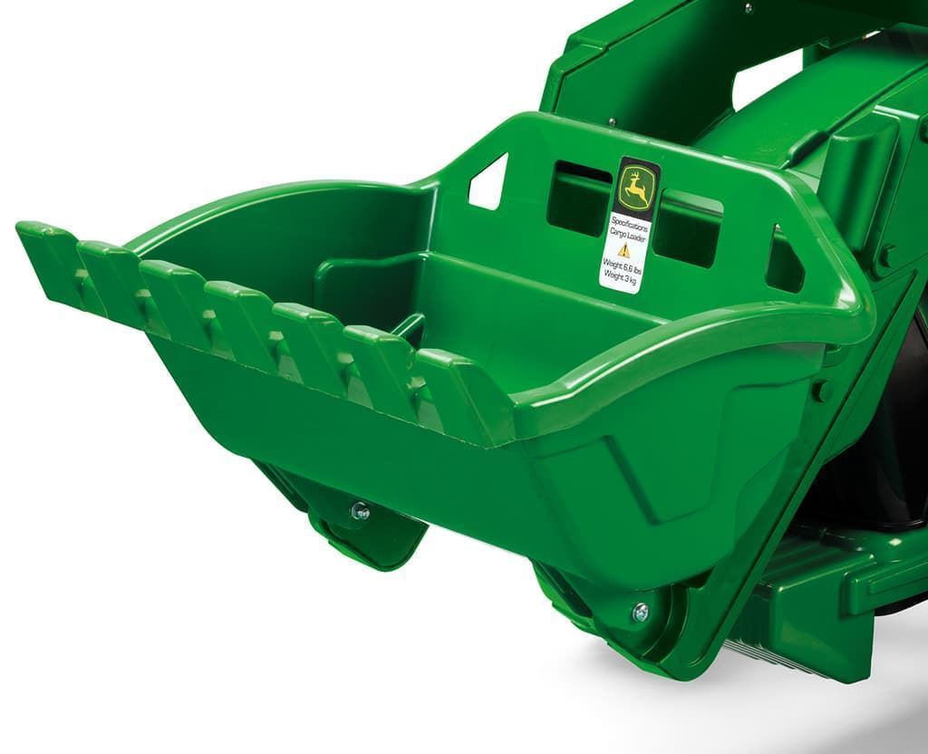 Tractor de batería 12V para niños JOHN DEERE GROUND LOADER con pala de juguete PEG PEREGO OR0068 - Imagen 8