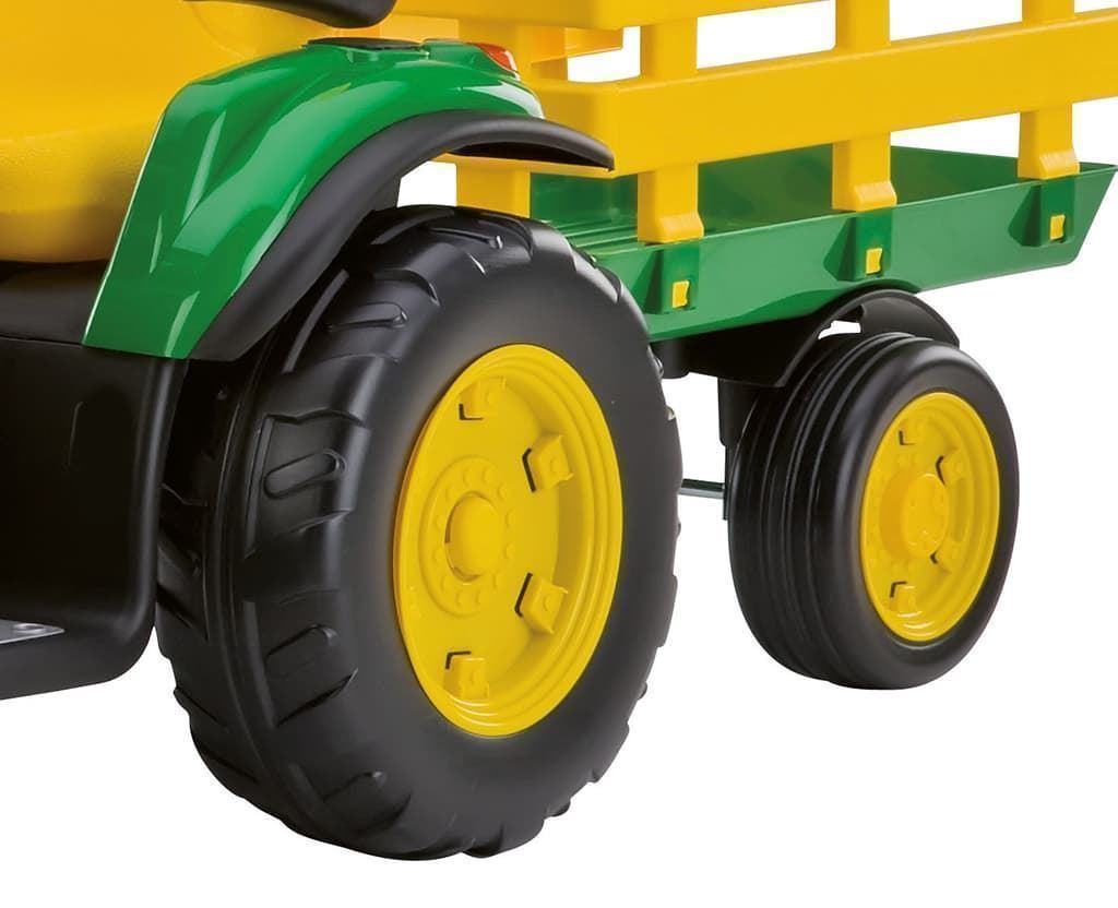 Tractor De Batería 12V Para Niños JOHN DEERE GROUND FORCE Con Remolque De Juguete PEG PEREGO OR0047 - Imagen 11