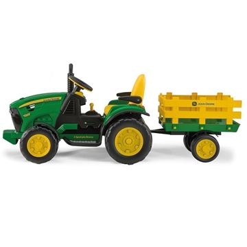 Tractor De Batería 12V Para Niños JOHN DEERE GROUND FORCE Con Remolque De Juguete PEG PEREGO OR0047 - Imagen 2