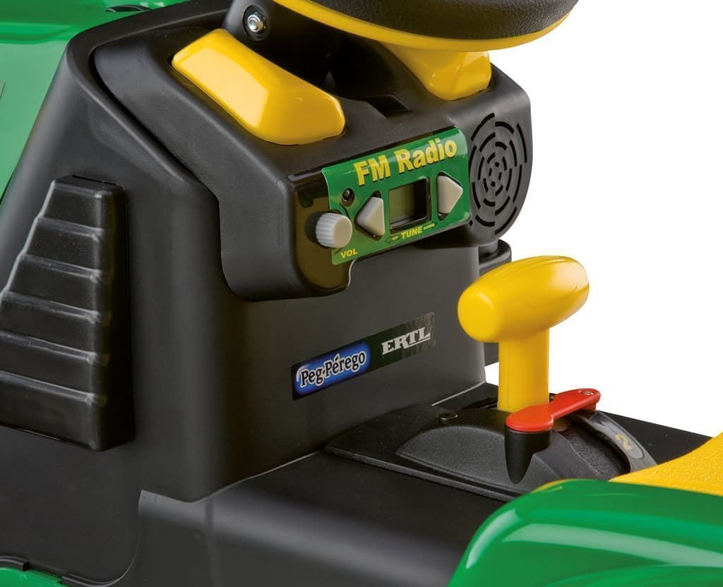 Tractor De Batería 12V Para Niños JOHN DEERE GROUND FORCE Con Remolque De Juguete PEG PEREGO OR0047 - Imagen 10