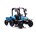 Tractor de batería 24v azul con remolque y mando a distancia - Imagen 1