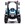 Tractor de batería 24v azul con remolque y mando a distancia - Imagen 2
