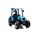 Tractor de batería 24V New Holland Azul ruedas de goma y mando - Imagen 1