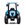 Tractor de batería 24V New Holland Azul ruedas de goma y mando - Imagen 2