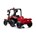 Tractor de bateria 24V rojo con remolque y mando a distancia - Imagen 2