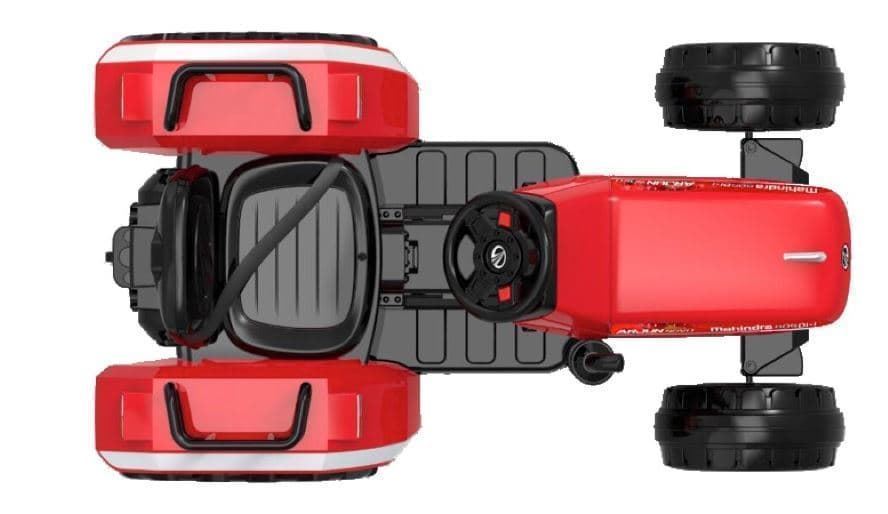 Tractor De Batería XL Para Niños Rojo 12V Con Mando A Distancia Y Luces - Imagen 2