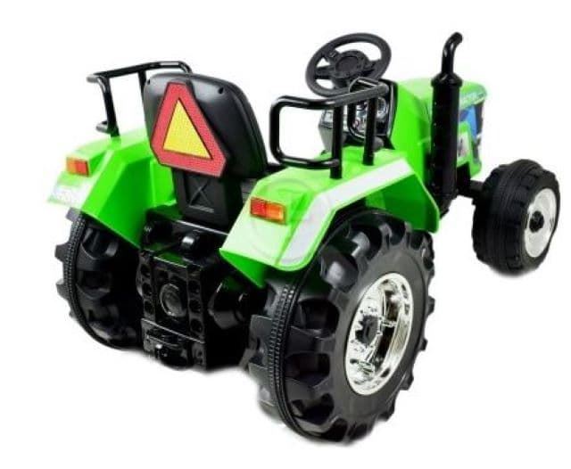 Tractor De Batería XL Para Niños Verde 12V Con Mando A Distancia Y Luces - Imagen 1