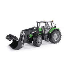 Tractor De Juguete DEUZT AGROTRON X720 Con Pala.-Escala 1:16 BRUDER 03081 DESC. - Imagen 1