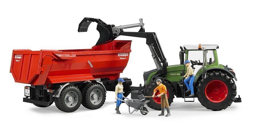 Tractor De Juguete FENDT 936 VARIO Con Pala-Escala 1:16 BRUDER 03041 - Imagen 2