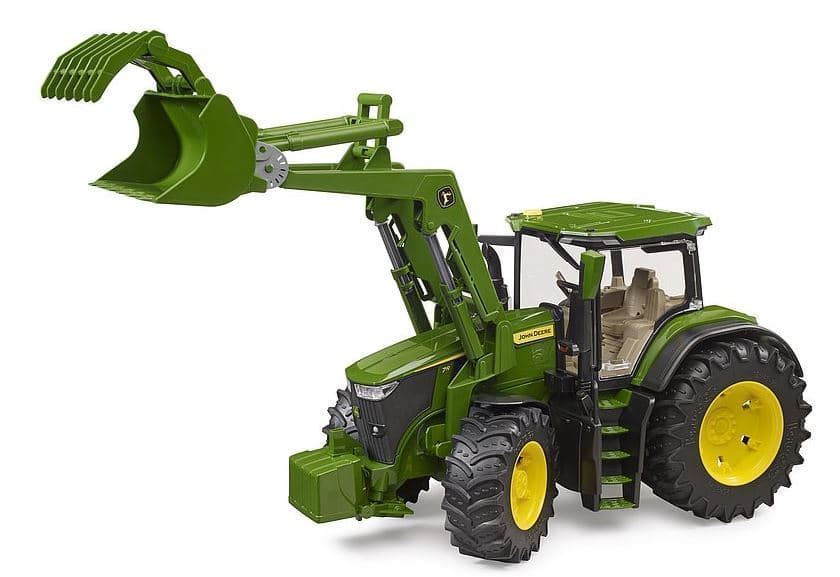 Tractor de juguete John Deere 7R 350 con pala frontal 03151 Bruder - Imagen 1