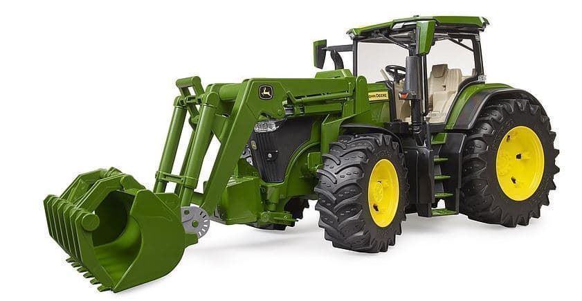 Tractor de juguete John Deere 7R 350 con pala frontal 03151 Bruder - Imagen 5