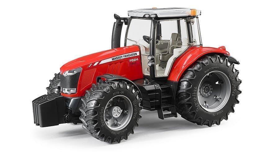 Tractor De Juguete MASSEY FERGUSON 7624 - Escala 1:16 BRUDER 03046 - Imagen 1