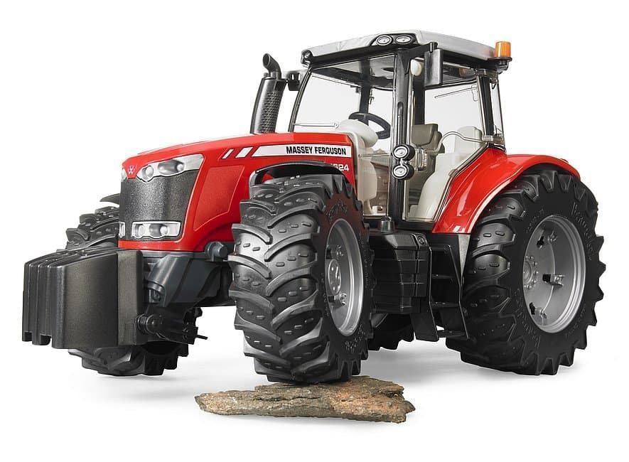 Tractor De Juguete MASSEY FERGUSON 7624 - Escala 1:16 BRUDER 03046 - Imagen 2