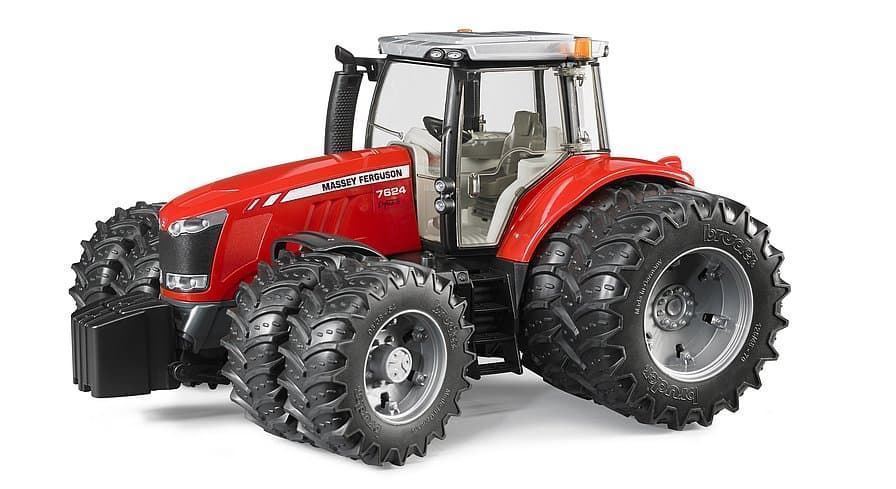 Tractor De Juguete MASSEY FERGUSON 7624 - Escala 1:16 BRUDER 03046 - Imagen 4