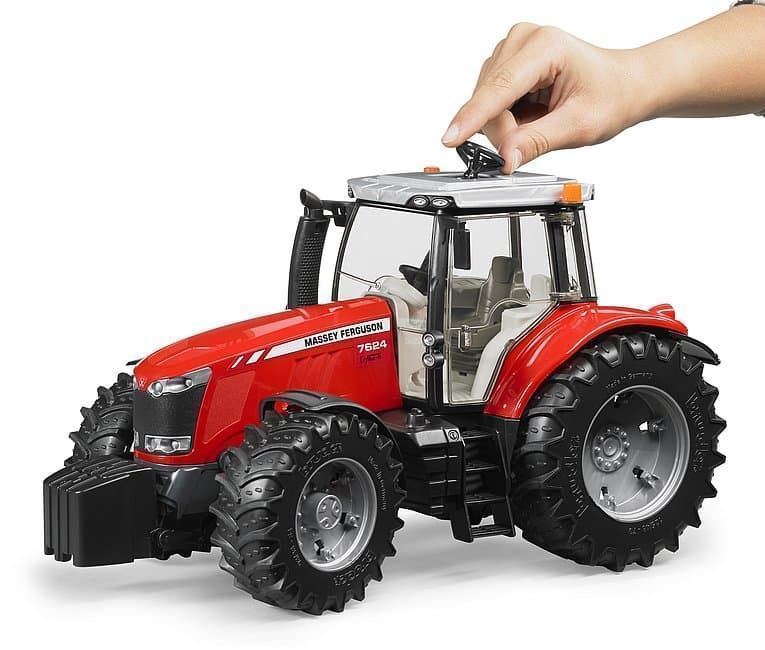 Tractor De Juguete MASSEY FERGUSON 7624 - Escala 1:16 BRUDER 03046 - Imagen 5