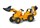 Tractor De Pedales CATERPILLAR Con Pala Y Excavadora De Juguete ROLLY TOYS 81300 - Imagen 1
