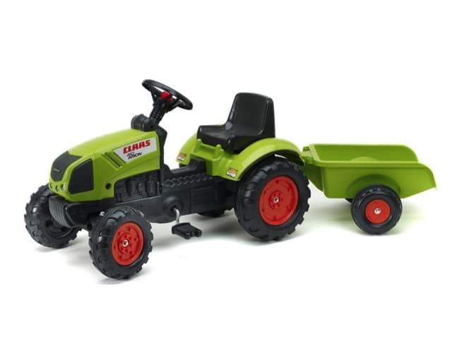 Tractor De Pedales CLAAS ARION 410 Con Remolque De Juguete FALK 2040A - Imagen 1